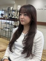 デビュー ヘアーメイク 黒髪/クラゲヘアー/オリーブグレー/小顔/ココアベージュ/宜野湾