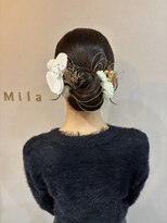 ミラ(Mila)&nbsp;振袖ヘア★水引タイトシニヨン