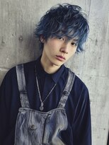 イル プラス 原宿(iLe.+) MEN’S HAIR/サーフカール/刈り上げセンターパート/ブリーチ
