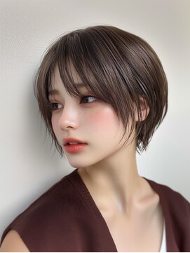 クシュ 所沢西口プロぺ通り(kusyu... ) イメチェンアンブレラカラー前髪クールショートピンクベージュ