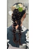 【オシャドロ/京田辺/新田辺】タイトツインポニー/卒業式セット