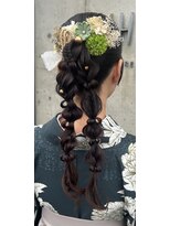 オシャレドロボウ ビス OSHARE DOROBO bis&nbsp;【オシャドロ/京田辺/新田辺】タイトツインポニー/卒業式セット