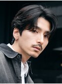 原宿メンズパーマニュアンスパーマフェザーパーマセンターパート
