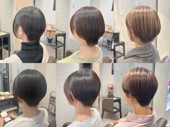 トリコ 茨木店(trico)の写真/旬の垢抜けショートならtricoにお任せ！高いカット技術で自分史上最高の小顔を実現！〈ショートヘア/ボブ〉