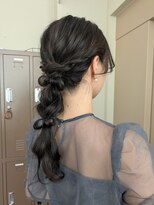 ニコ(nico.) chieri ヘアアレンジ