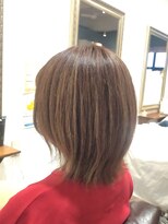 ヘアー グリーン(hair green) 30代40代50代/白髪ぼかしハイライト/くびれボブ