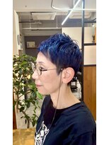 バル(Baru) ~Baru style~【balloon short】青×黒