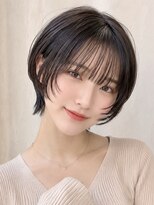 シー バイ ロンド 新宿(Sea by Lond)&nbsp;【福島】アースカラー耳かけくびれヘアショートボブ新宿