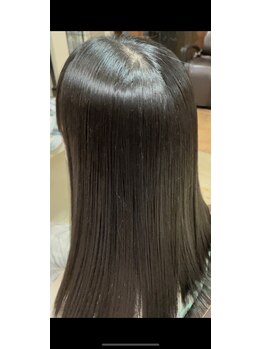 美容室サークル サークル野木店の写真/プレックス剤によるダメージ軽減、艶、滑らかな手触り