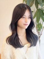 ビューエヒメ(VIEW EHIME)&nbsp;小顔黒髪レイヤーカット×アッシュカラー20代30代40代