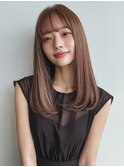 ハッシュカットグレージュデザインカラーツートーンカラー稲毛