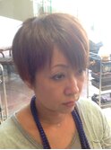 小顔に見せるナチュラルショースタイル♪