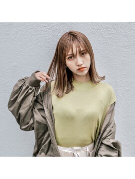 ビューティトリートメントサロン コンフォルタ(Beauty treatment salon ComfortA) ラフでオシャレなロブスタイル！