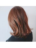 シフォンミディーヘア