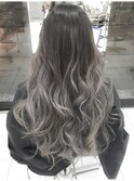 夏ヘア原宿　アッシュグラデーションカラー ブリーチWカラー