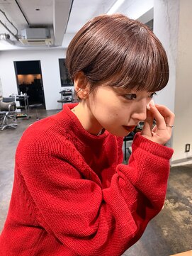 ヴェルダ 池袋店(verda) ピンクベージュとマッシュショート*fukuda