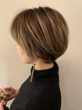 ネオリーブアイム 横浜西口店(Neolive aim) 【Neoliveaim横浜西口】襟足スッキリ丸みショート