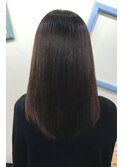 30代40代愛され☆ふんわり透明感×暗髪イルミナブルー