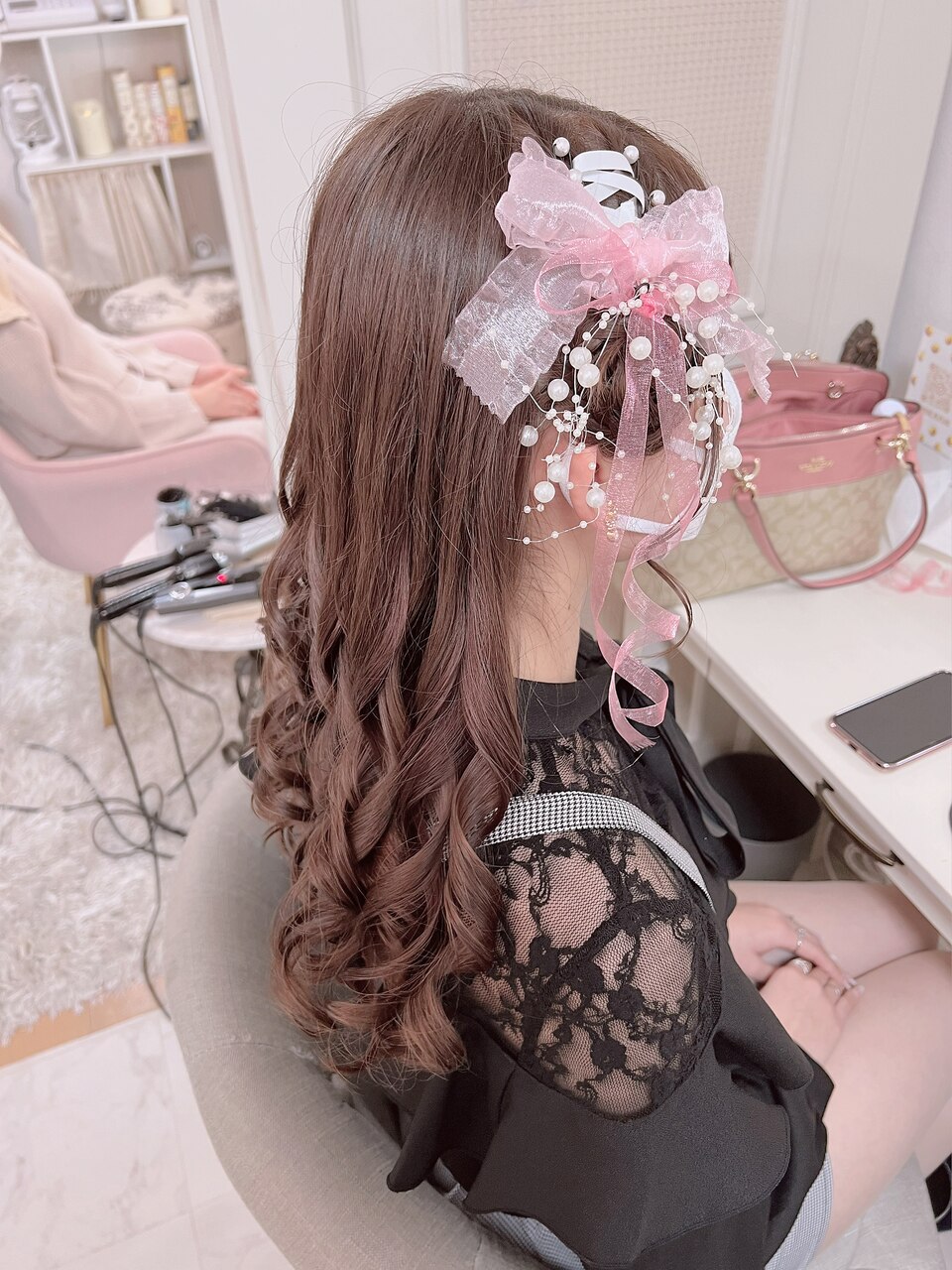 ライブヘアセット【大阪梅田茶屋町ヘアセット専門店Achieve m+