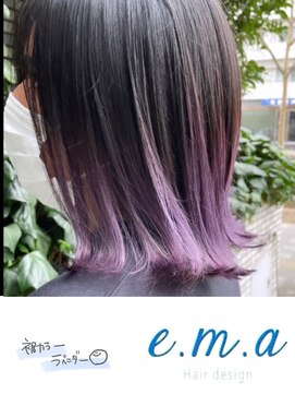 エマヘアデザイン(e.m.a Hair design) 袖カラー