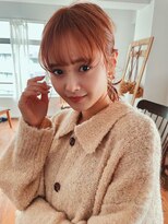 ガレージ バイ グリーン 原宿 表参道(Garage by green)&nbsp;【loki】ハイトーン×オレンジ