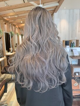 リード バイ ラグーン(LEAD by LAGOON) バレイヤージュグレージュハイライトダブルカラーケアブリーチ