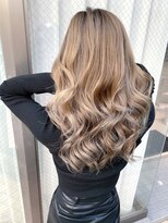 ヘアーアンドスパ フェリーチェ ミチ 野田屋町店(HAIR&SPA felice MICHI) 【felice MICHI 石井あすか】ミルクティーベージュ