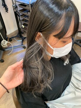 ベルプロッドバイアルター 千葉(bel. prod by aL-ter) 【bel.高野】グレージュカラー/シルキーベージュ/斜めバング