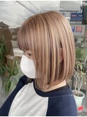 フェイスフレーミング/ベージュカラー