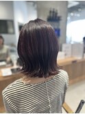 大人かわいいピンクブラウン