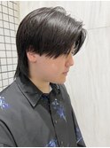 襟足長めナチュラルウルフ毛流れセンターパート！