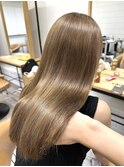 実は可愛い!?夏のブラウン×艶髪!!