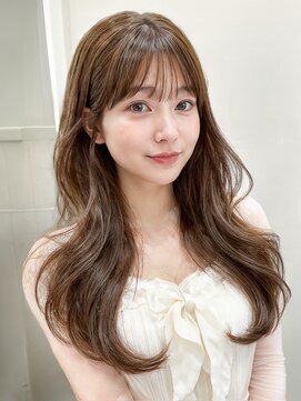 テンバイシオミエイチ(10 by shiomi H) 韓国大人くびれロングベージュブラウン