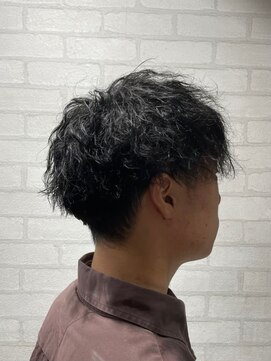 ビスイル 秋葉原店(Vis ill) センターパートソフトツイストパーマメッシュマッシュ