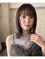 ミンクス 青山店(MINX) 【MINX松下】ぷつっとミディアム×顔まわりレイヤー