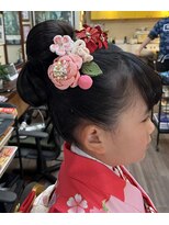 美容室 ラ ポチム&nbsp;七五三アップ+着付け