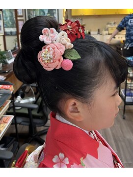 美容室 ラ ポチム 七五三アップ+着付け