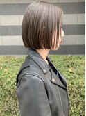 【morio札幌】札幌ボブ　大人かわいい黒髪ぱつっとボブ