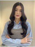 レイヤーカット/くびれ巻き/ゆる巻き韓国ヘア