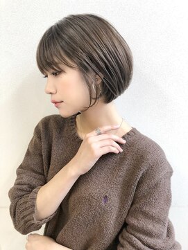 ロット 横浜(lot) 大人ボブ×くびれヘア×暗めカラー[横浜駅]