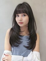 グロー 大宮(GLROW)&nbsp;□ 韓国大宮顔周りレイヤーカットハッシュカットグレージュ