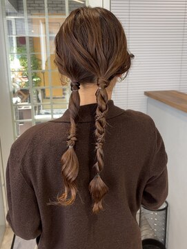 画 hair arrange