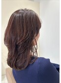 セミロング×レイヤー