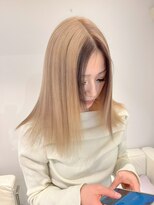 ベレーザ 渋谷(BELEZA) 18594ホワイトブロンドルーツカラーレイヤーアンブレラカラー