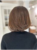 シンプルなボブ