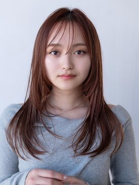 ケアリー 大泉学園(Carelly) デザインカラー/レイヤーカット/ウェットヘア/オリーブベージュ