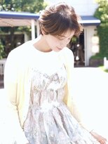ビュートリアム 福岡(BEAUTRIUM)&nbsp;前髪伸ばし中もお洒落に決まる大人センターパートショート