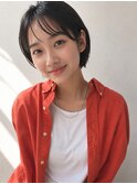 ワンホンレイヤー/ミルクティーブロンド/ダークブルー/横浜西口