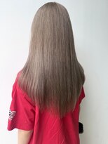ロックス バイ マグ 松本(rocks BY MAG) ハイトーンブリーチ透明感ミルクティーベージュ◎レイヤーカット