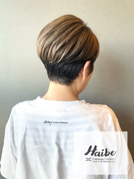 レザボアハイブ(reservoir Haibe) 30代40代ショート（白髪ぼかし）